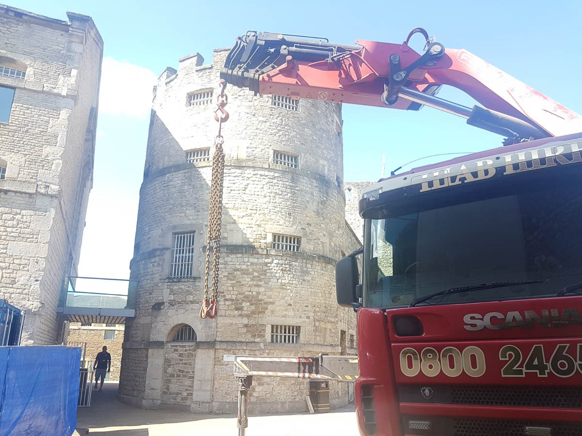 Working at Oxford castle